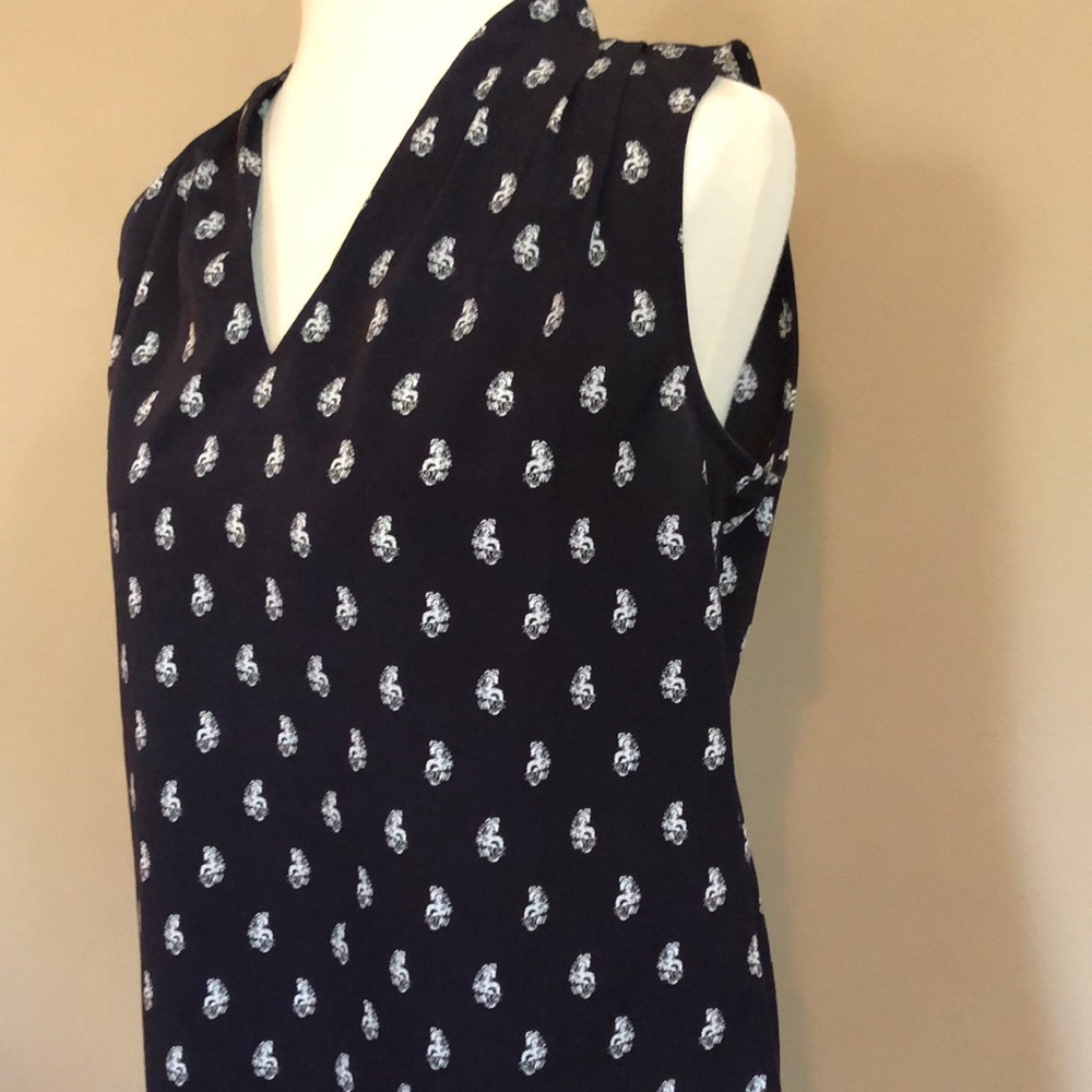 CAbi Navy Memento Blouse - Picture 4 of 13